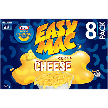 Kraft Easy Mac & Cheese Dinner 8 Pack