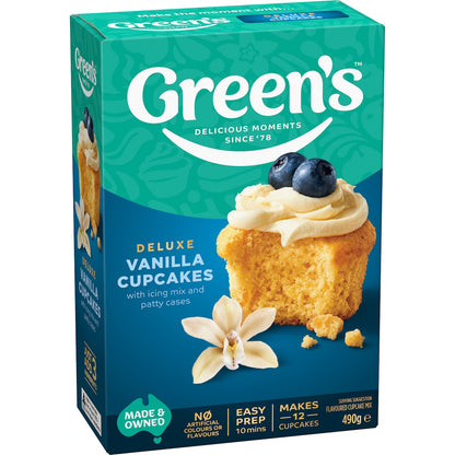 Greens Cupcake Vanilla Mix 490g