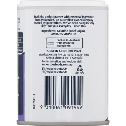 McKenzie's Baking Aids Gelatine 100g