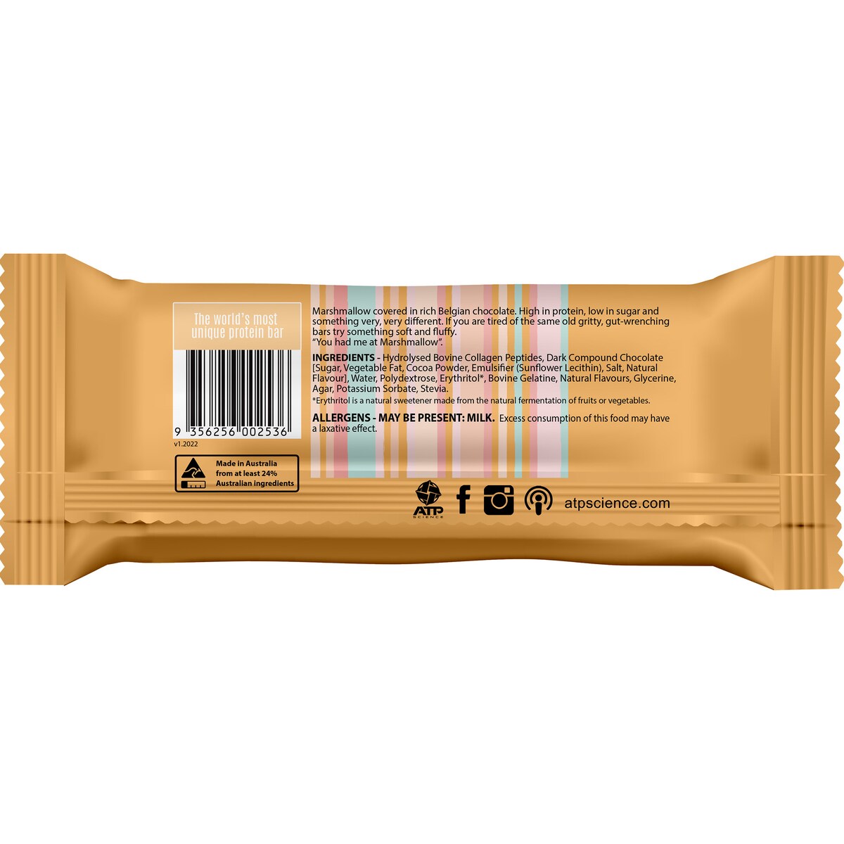 Noway Collagen Marshmallow Bar Vanilla 45g