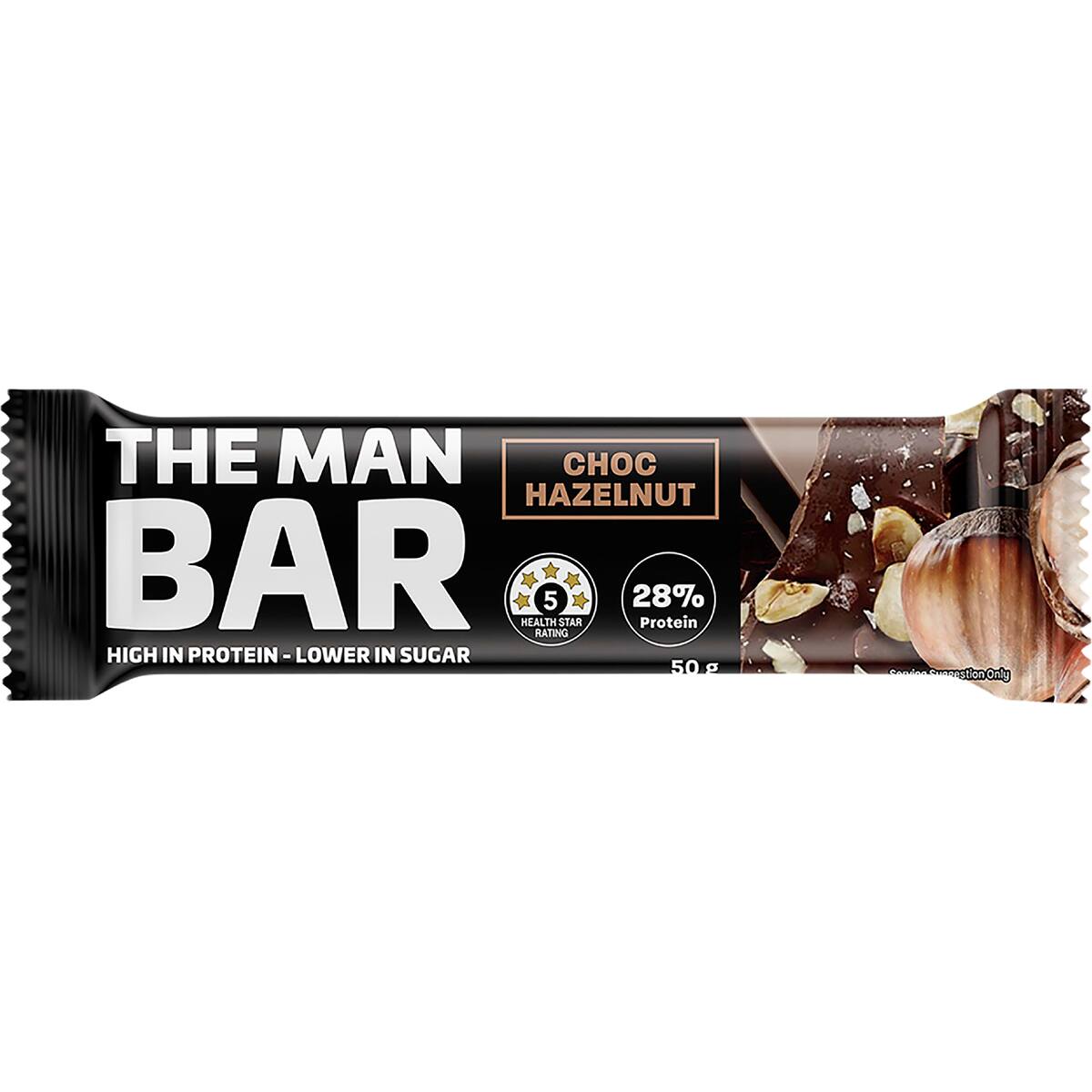 The Man Bar Choc Hazelnut 50g