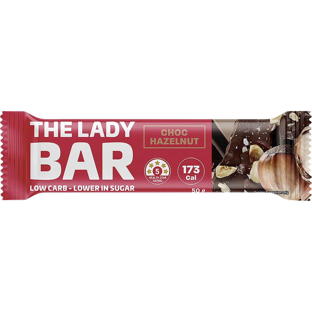 The Lady Bar Choc Hazelnut 50g