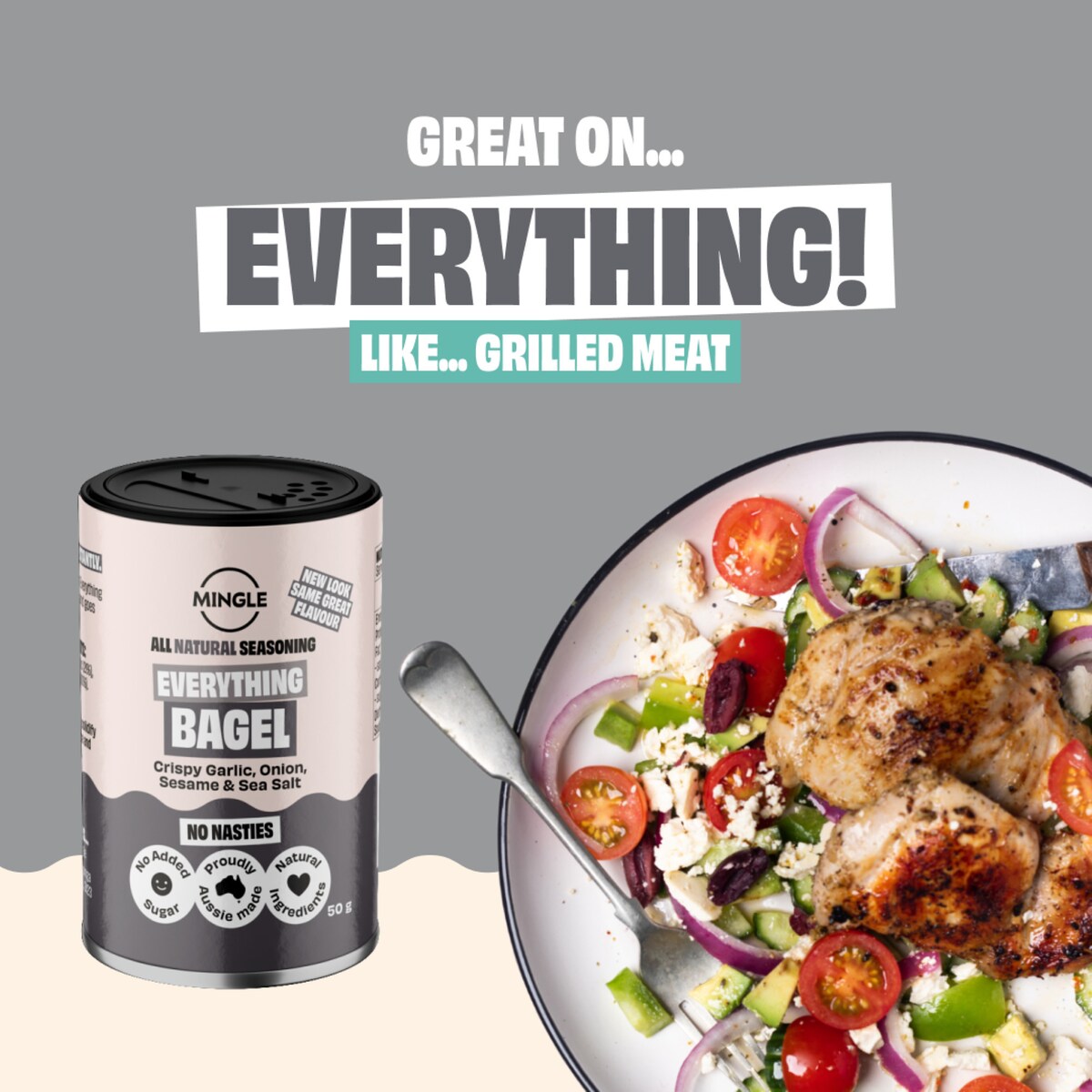 Mingle Everything Bagel All-Natural Seasoning 50g