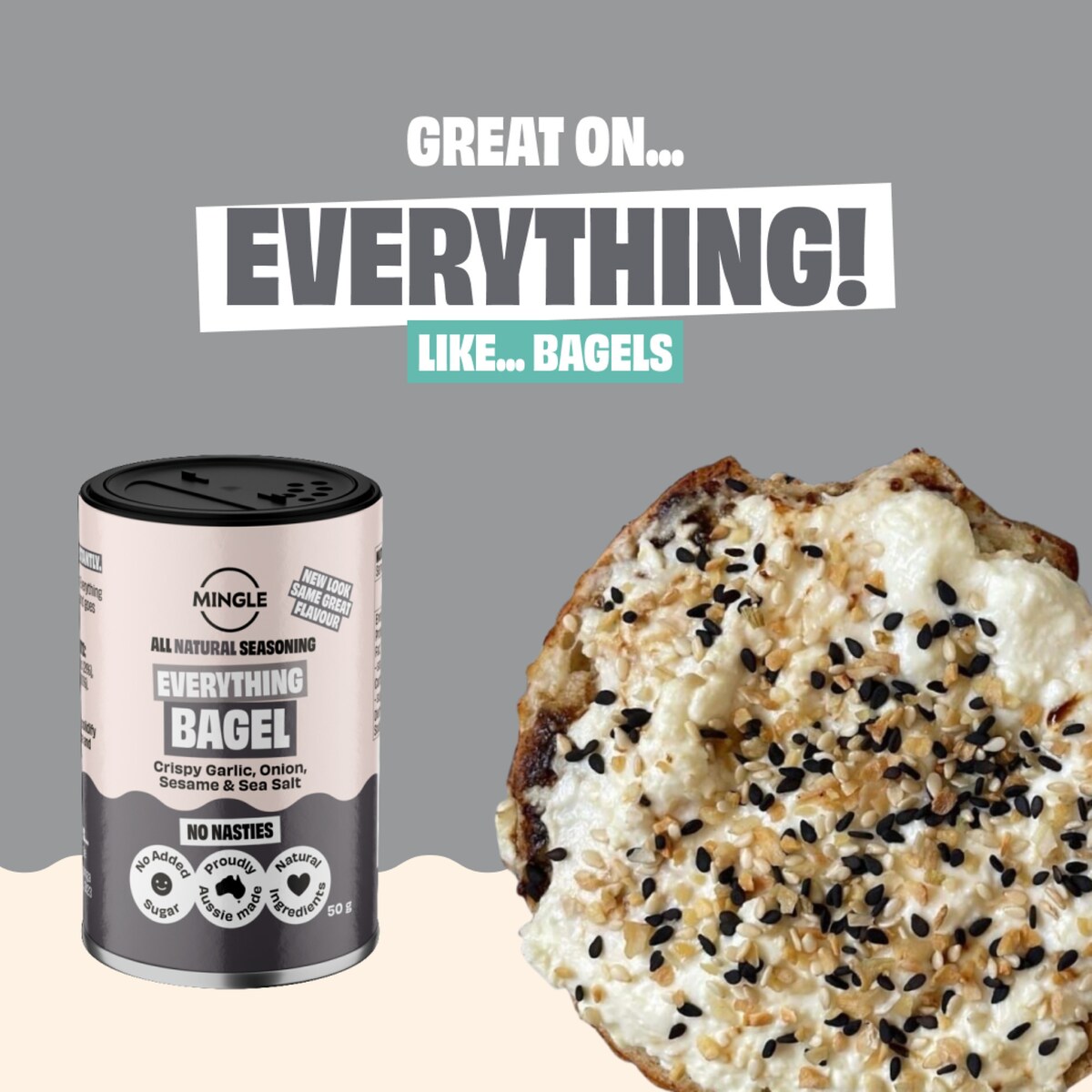 Mingle Everything Bagel All-Natural Seasoning 50g