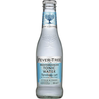 Fever-tree Mediterranean Light Tonic Water 4 X 200ml