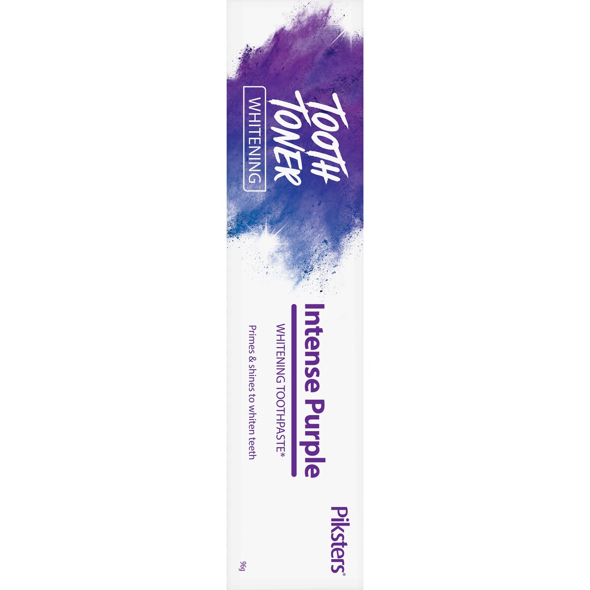 Piksters Tooth Toner Whitening Intense Purple 96g