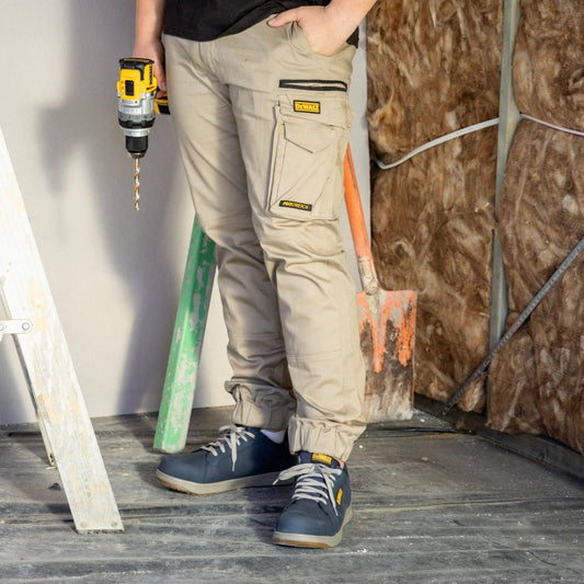 Dewalt Khaki Goldfield Prostretch Trousers - Size 40