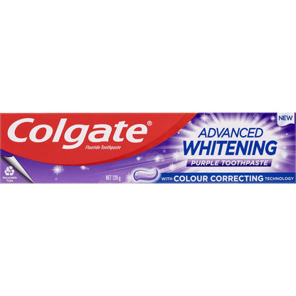 Colgate Advanced Whitening Toothpaste Purple 120g
