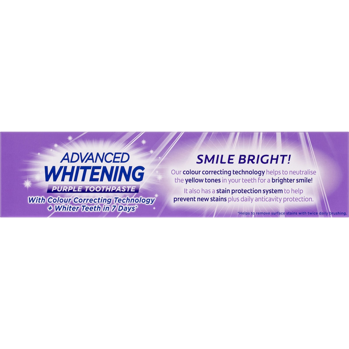 Colgate Advanced Whitening Toothpaste Purple 120g