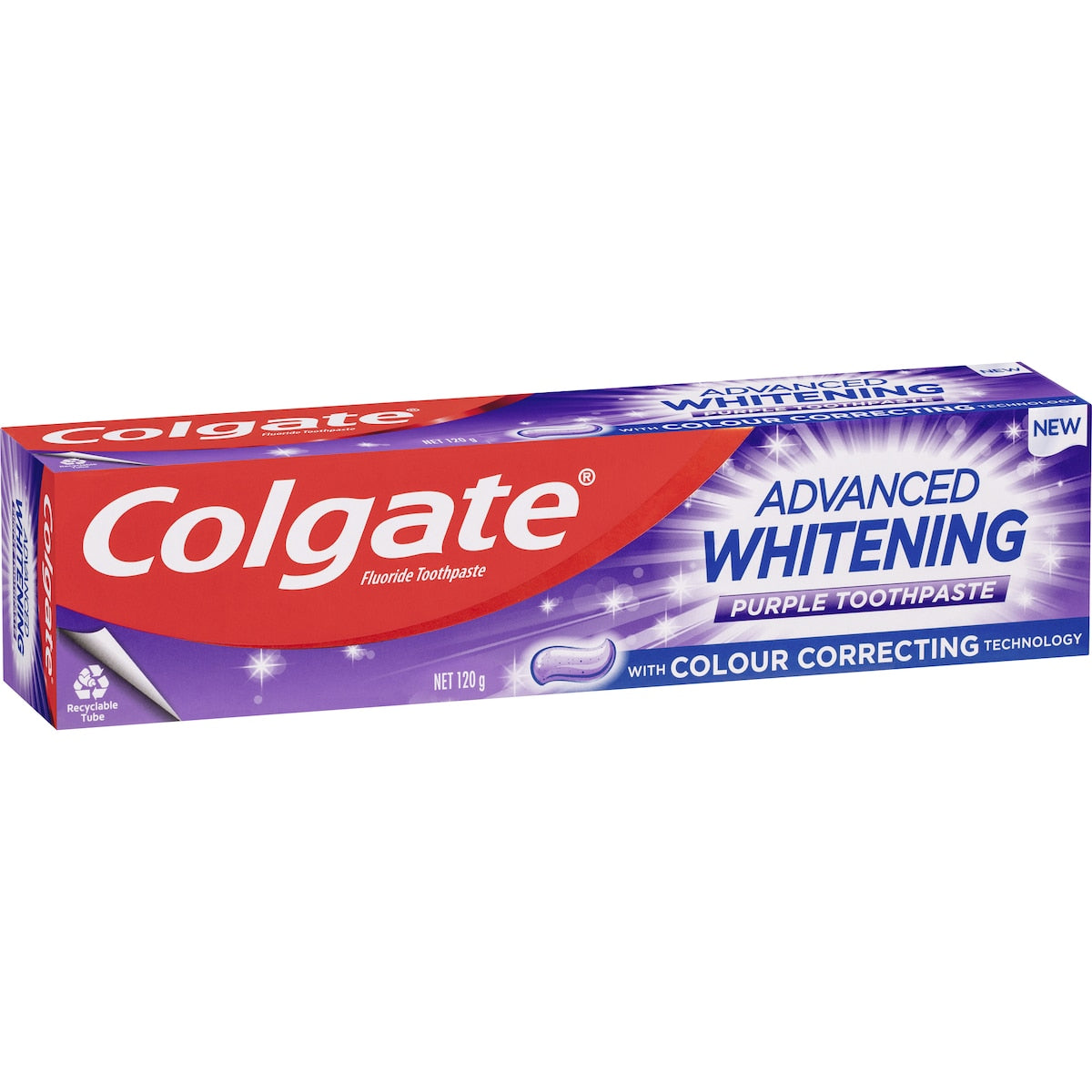 Colgate Advanced Whitening Toothpaste Purple 120g