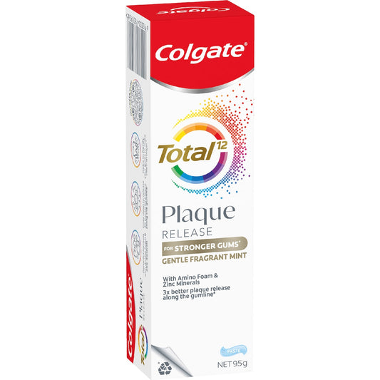Colgate Plaque Release Toothpaste Total Fragrant Mint 95g