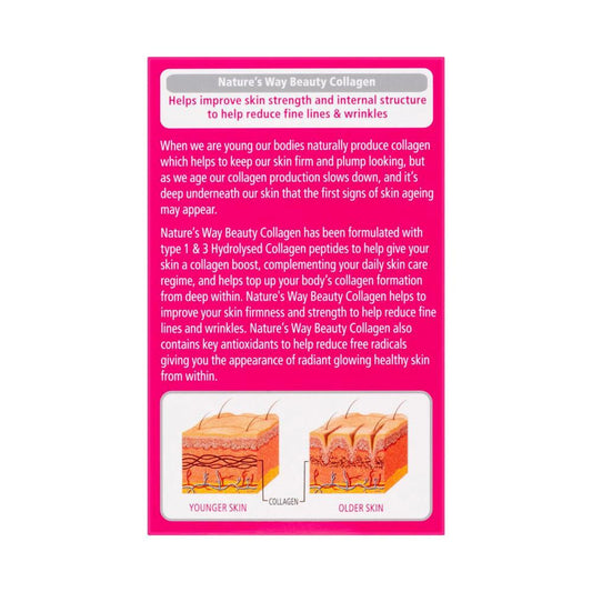 Natures Way Beauty Collagen Tablets | 60 Pack