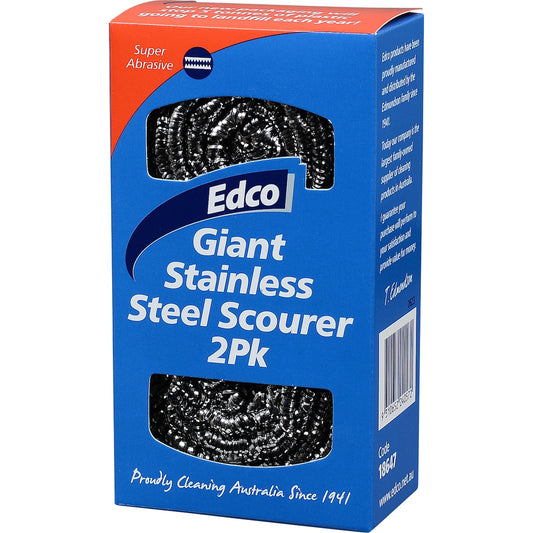 Edco Stainless Steel Scourer 2 pack