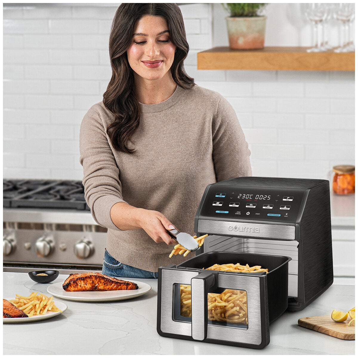 Gourmia Digital Air Fryer GAF858 Black 1700W 7.6L