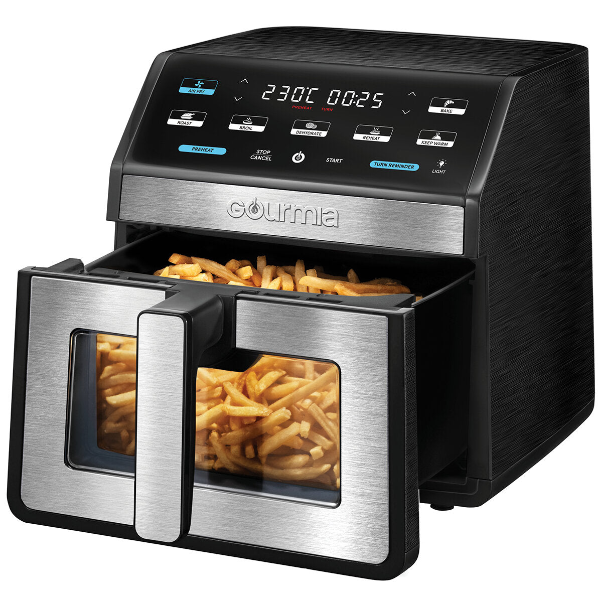 Gourmia Digital Air Fryer GAF858 Black 1700W 7.6L
