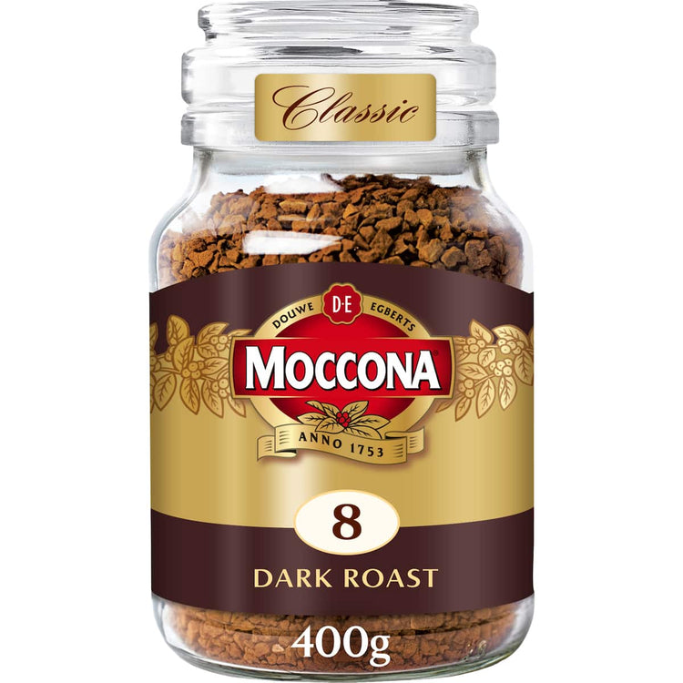 Moccona Freeze Dried Instant Coffee Classic Dark Roast 400g