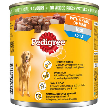Pedigree 5 Meats Wet Dog Food 700g