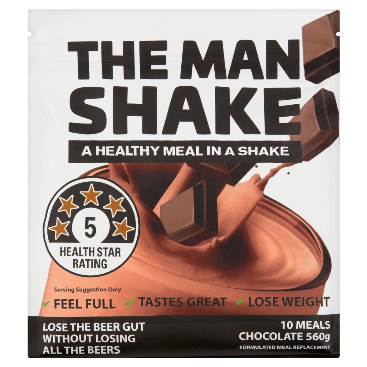 The Man Shake The Man Shake Chocolate 560g