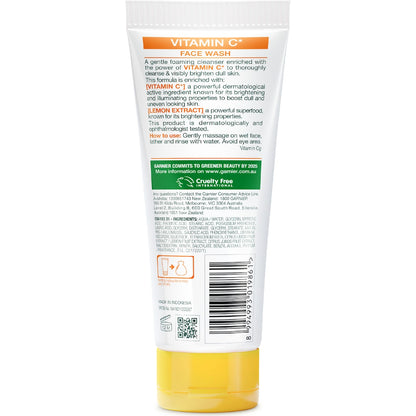 Garnier Skin Active Vitamin C + Lemon Face Wash 100ml