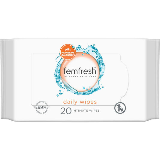 Femfresh Intimate Hygiene Feminine Wipes 20 Pack