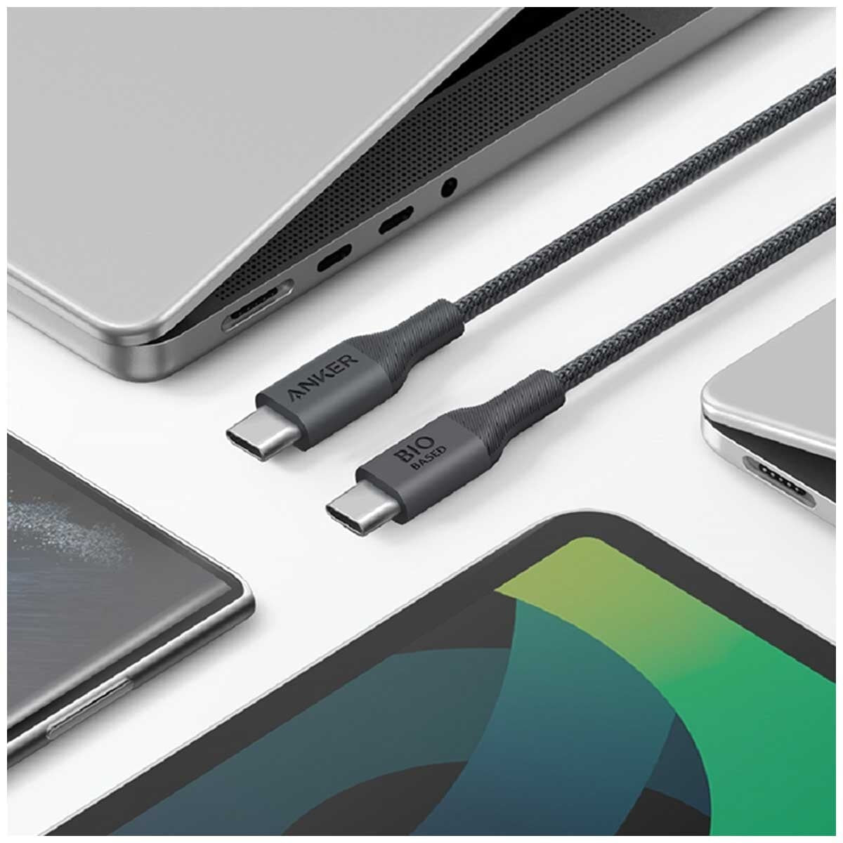 Anker 544 Bio-Nylon USB-C To USB-C Cable 0.9M Black A80F5H11