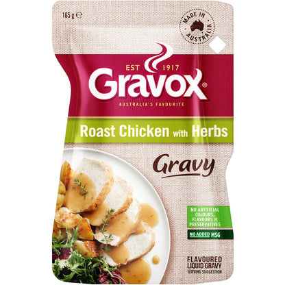 Gravox Roast Chicken & Herbs Liquid Gravy Pouch 165g
