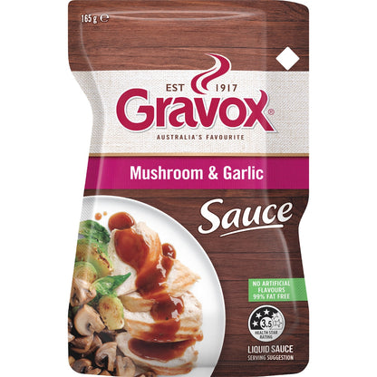 Gravox Mushroom & Garlic Liquid Sauce Pouch 165g