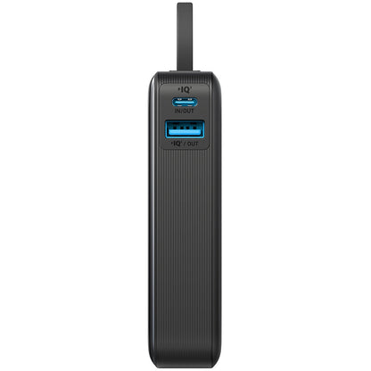 Anker Nano 10K 30W Power Bank With Built In USB-C Cable Black A1259H11