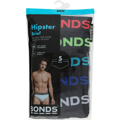 Bonds Mens Underwear Hipster Brief X Large Assorted 5 Pack