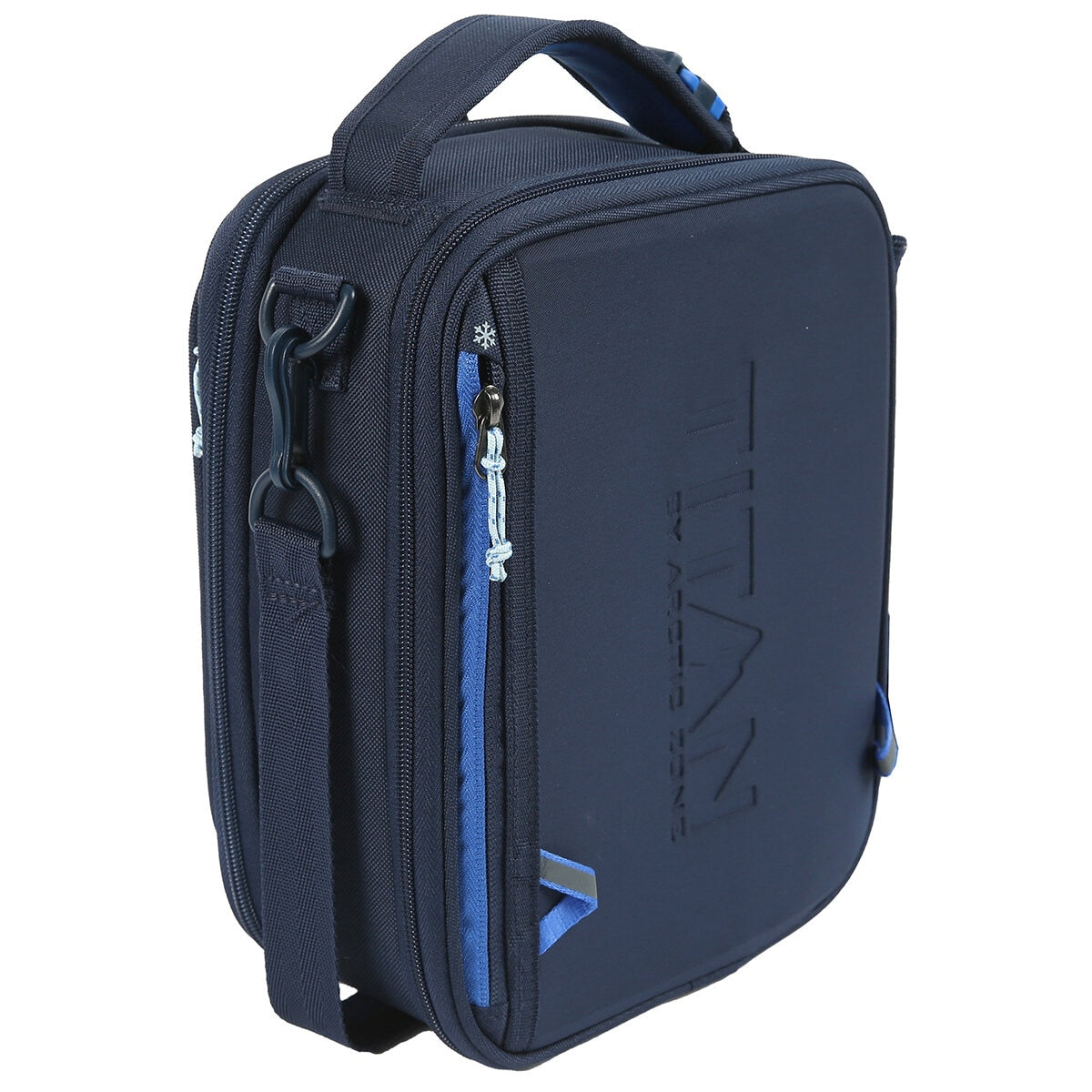Arctic Zone Titan Crush Resistant Expandable Lunch Pack With Ice Walls Navy Blue