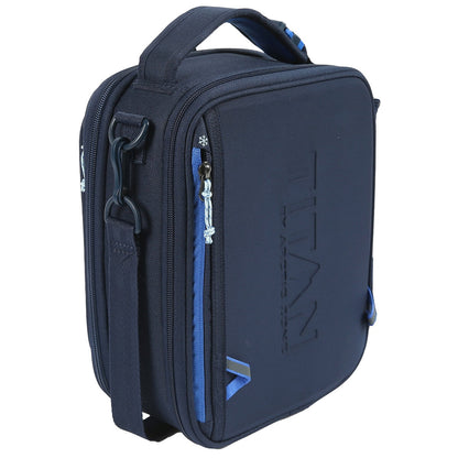 Arctic Zone Titan Crush Resistant Expandable Lunch Pack With Ice Walls Navy Blue