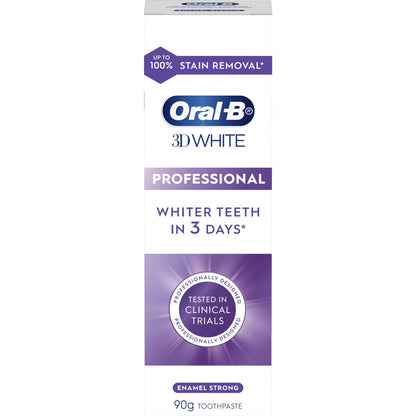 Oral-b 3d White Professional Enamel Strong Toothpaste 90g