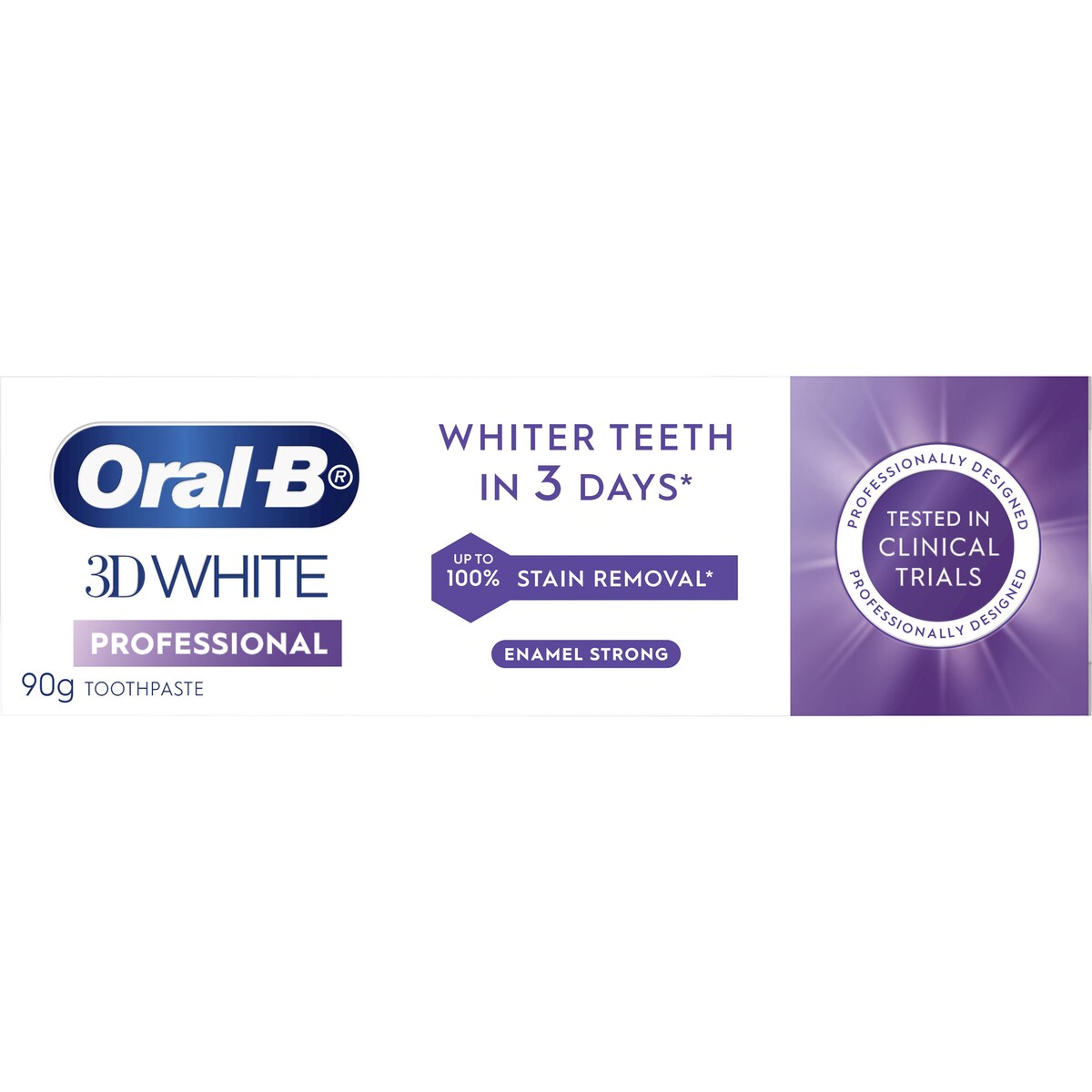 Oral-b 3d White Professional Enamel Strong Toothpaste 90g