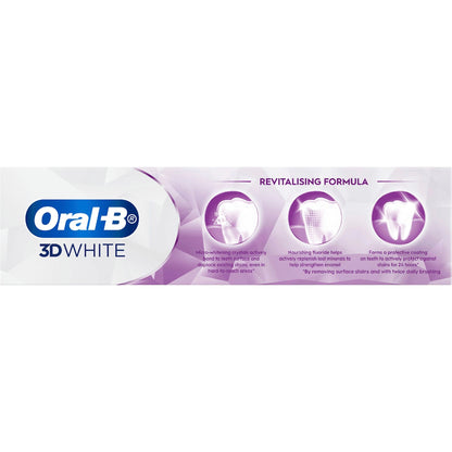 Oral-b 3d White Professional Enamel Strong Whitening Toothpaste 90g