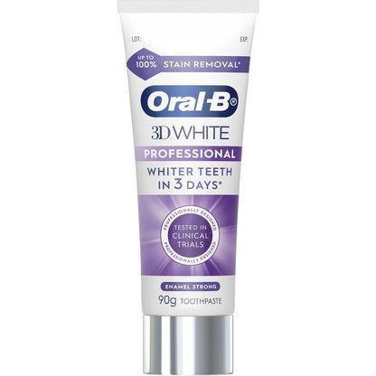 Oral-b 3d White Professional Enamel Strong Toothpaste 90g