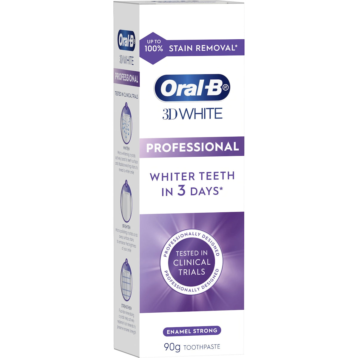 Oral-b 3d White Professional Enamel Strong Toothpaste 90g