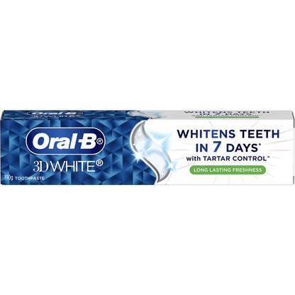 Oral-b 3d White Long Lasting Fresh Whitening Toothpaste 190g