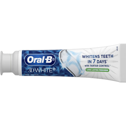 Oral-b 3d White Toothpaste With Tartar Control 190g