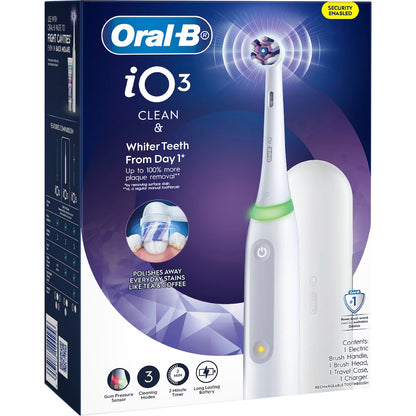 Oral-b Io3 Electric Toothbrush White Each