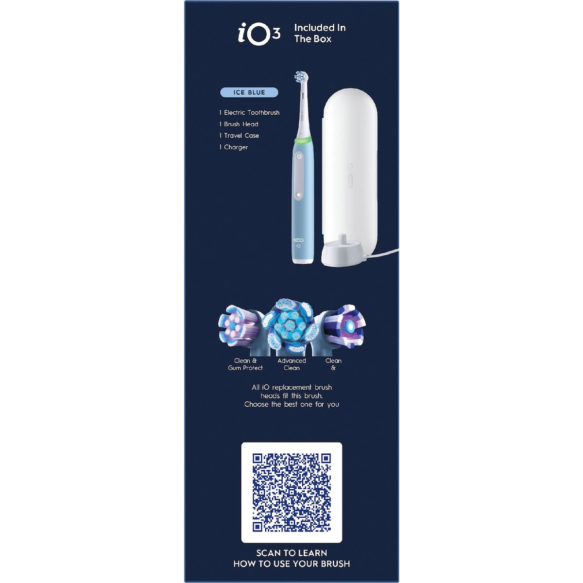 Oral-b Io3 Electric Toothbrush White Each