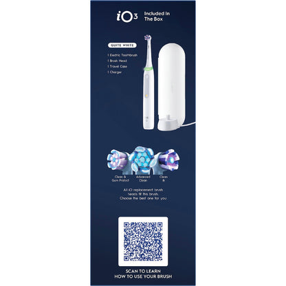 Oral-b Io3 Electric Toothbrush White Each
