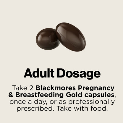 Blackmores Pregnancy & Breastfeeding Gold Vitamin Capsules 120 pack