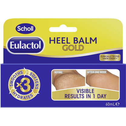 Scholl Eulactol Gold Foot Care Heel Balm 60mL