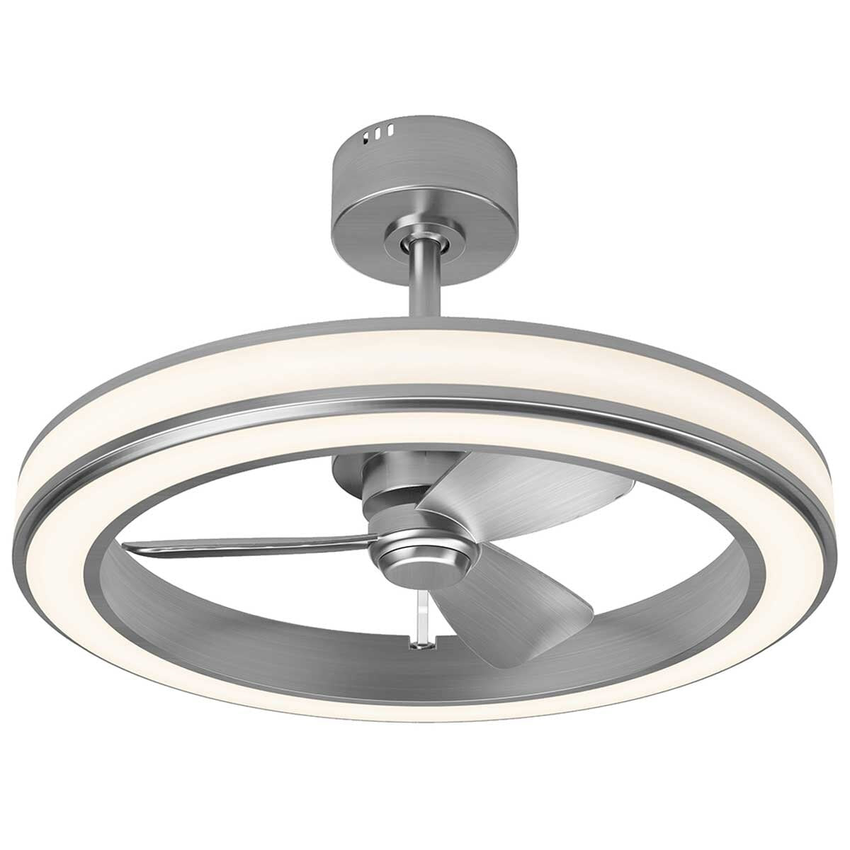 Artika Quiet Edwin LED Ceiling Fan with Remote FAN-SUR-C6SL Brushed Nickel