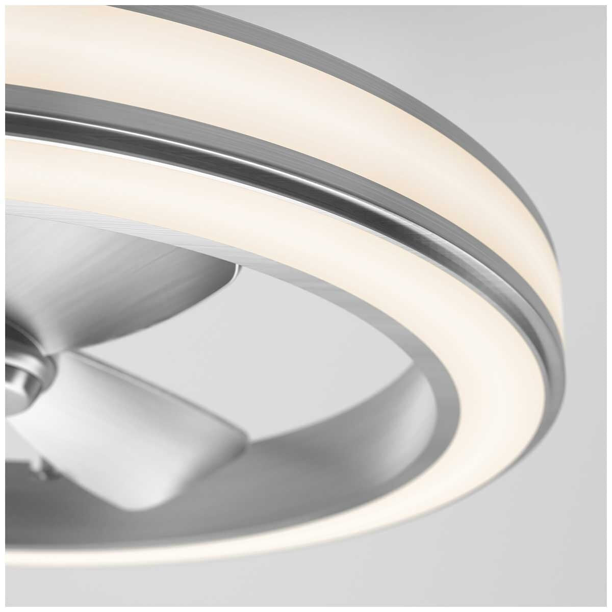 Artika Quiet Edwin LED Ceiling Fan with Remote FAN-SUR-C6SL Brushed Nickel
