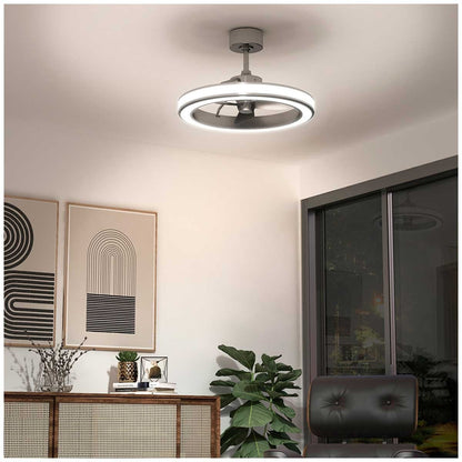 Artika Quiet Edwin LED Ceiling Fan with Remote FAN-SUR-C6SL Brushed Nickel
