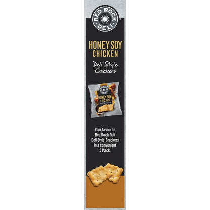 Red Rock Deli Honey Soy Chicken Gourmet Deli Style Crackers Multipack 130g