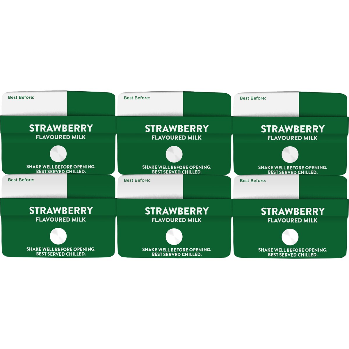 Australias Own Kids Milk Strawberry 200ml X 6 Pack