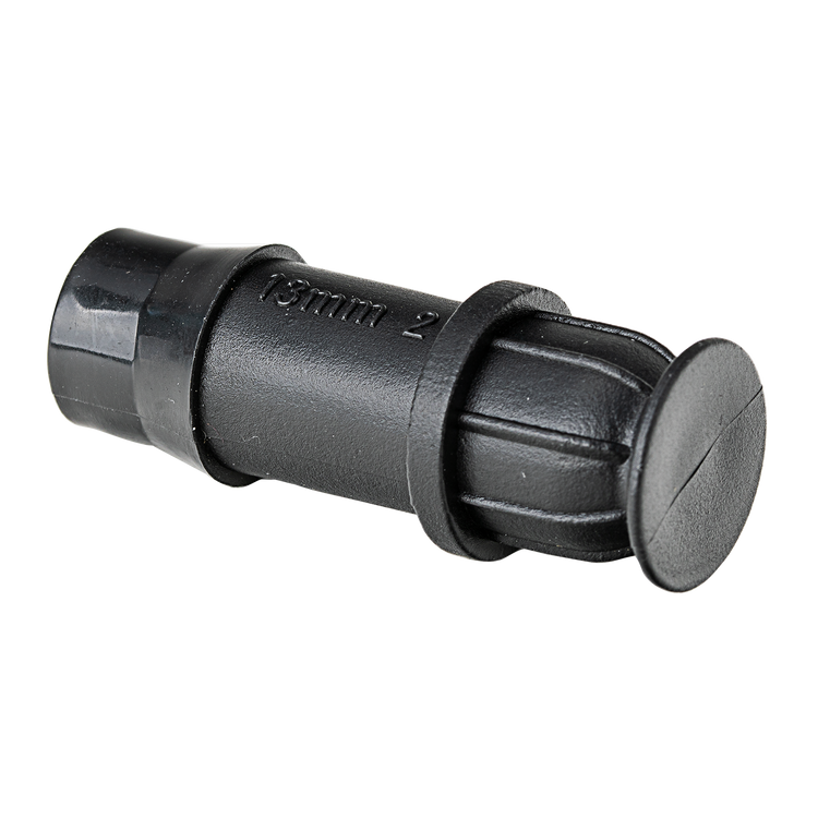 K Rain Barbed End Plug - 13mm - 10 Pack