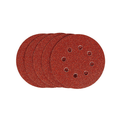 Irwin Quick Fit Random Orbital Sanding Discs - 125mm - 40 Grit - 5 Pack